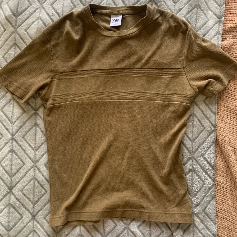 Zara Olive Shirt in Mens Size Small